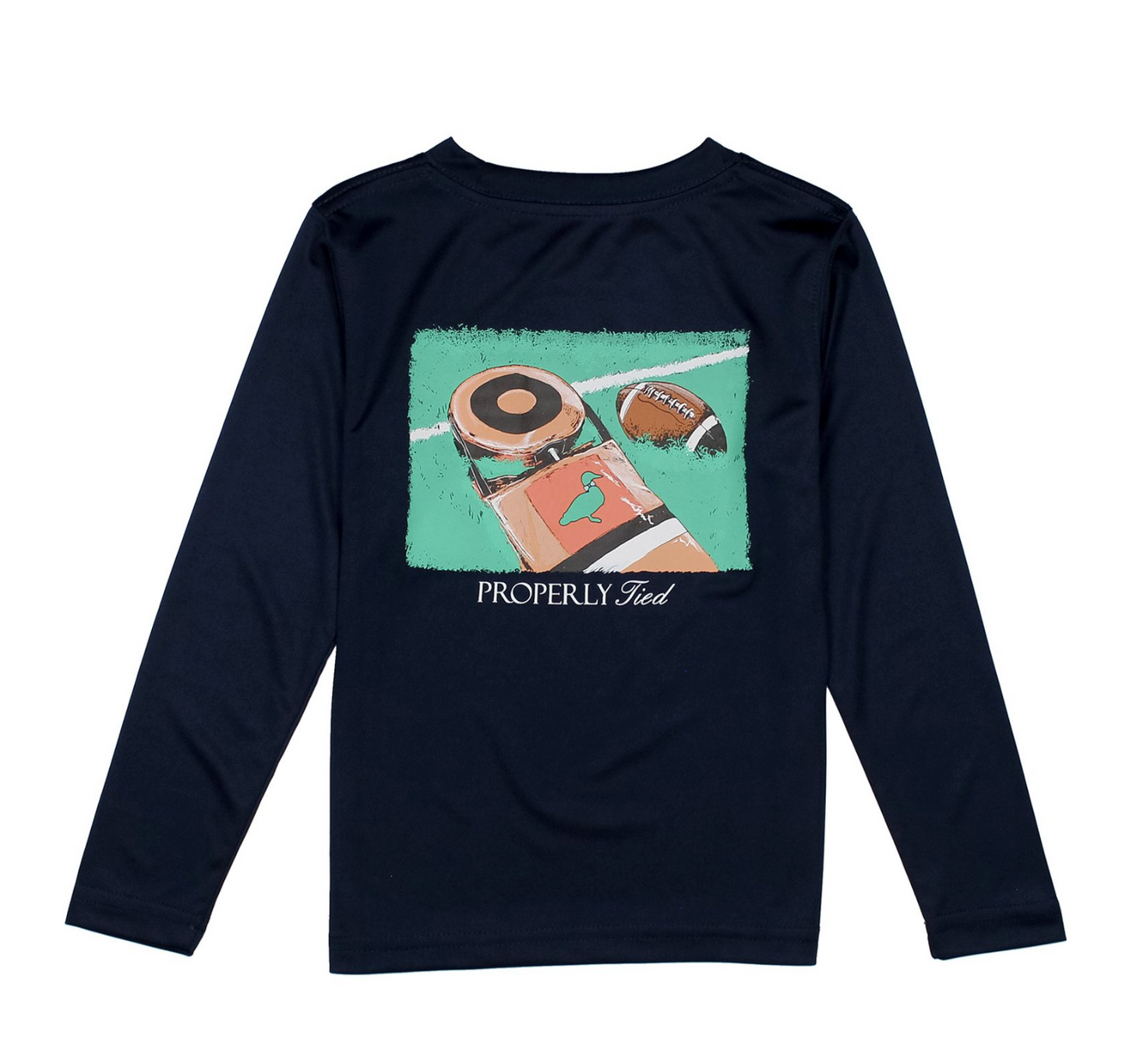 Performance Long Sleeve, River Blue First Down