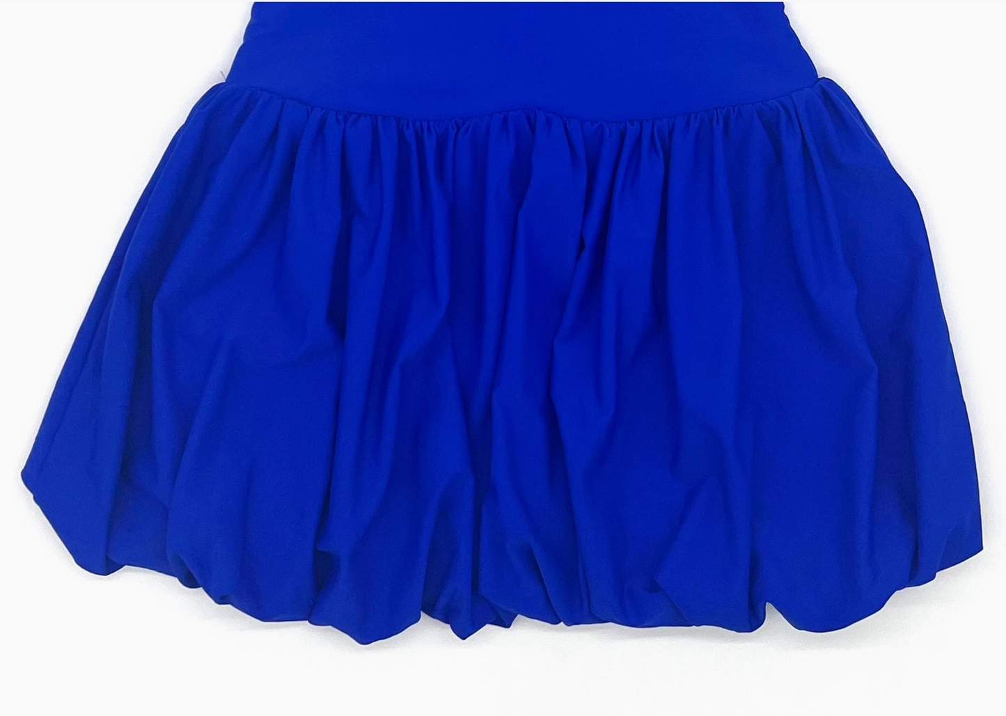 Athletic Bubble Skirt, Blue