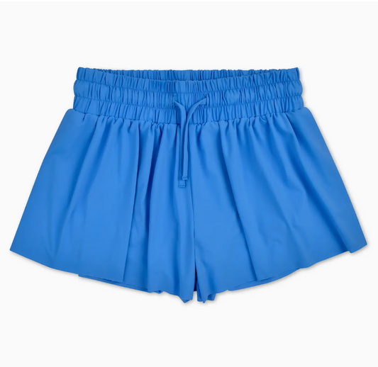 Bright Blue Butterfly Shorts