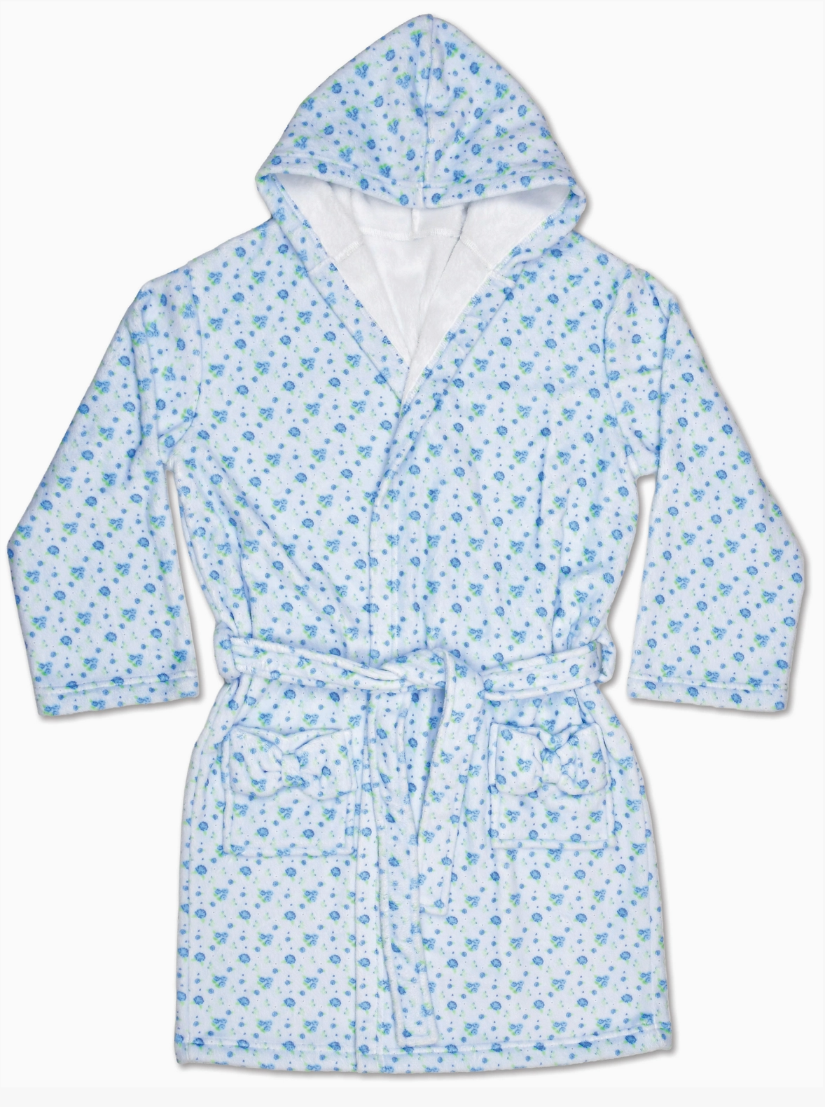 Blue Ditsy Robe