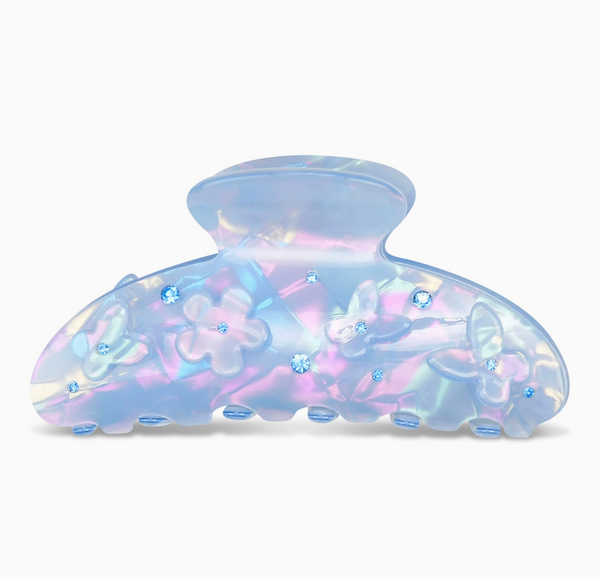 Blue Flower Hair Clip