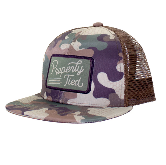 Sportsman Trucker Hat, Woodland Camo