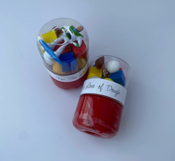 Toys Sensory Dough Double Jar