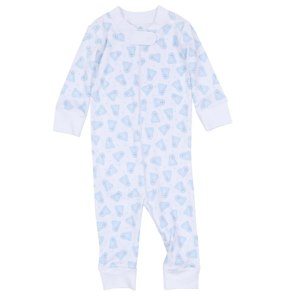 Baby Boo Zip Pajama, Blue