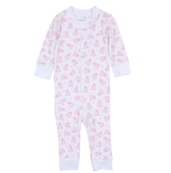 Baby Boo Zip Pajama, Pink