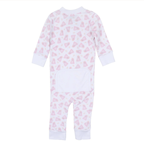 Baby Boo Zip Pajama, Pink