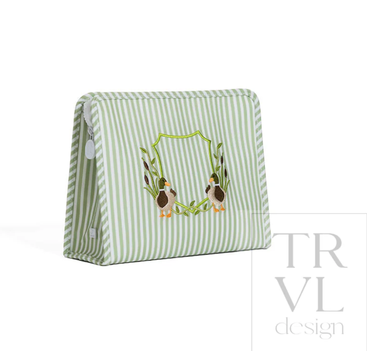 Roadie Zip Pouch, Sage Pimlico Duck