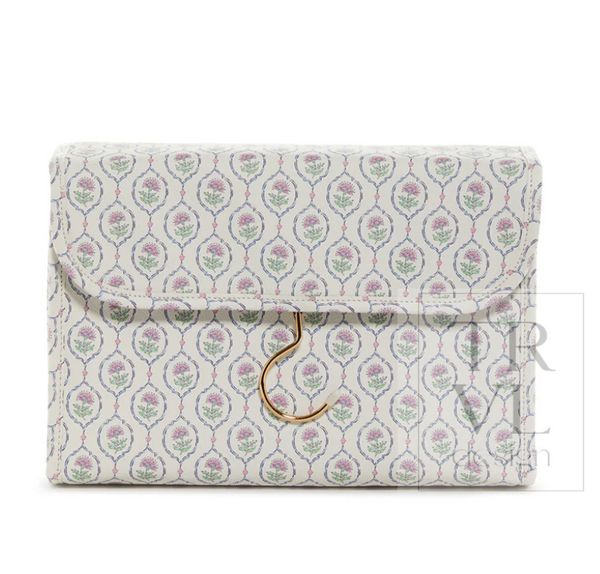 Luxe Hanging Toiletry Case, Antibes / Navy Pinstripe