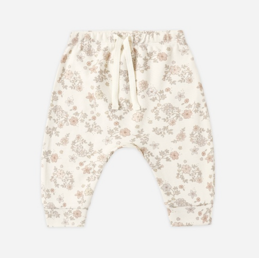 Drawstring Pant, Floral Vine