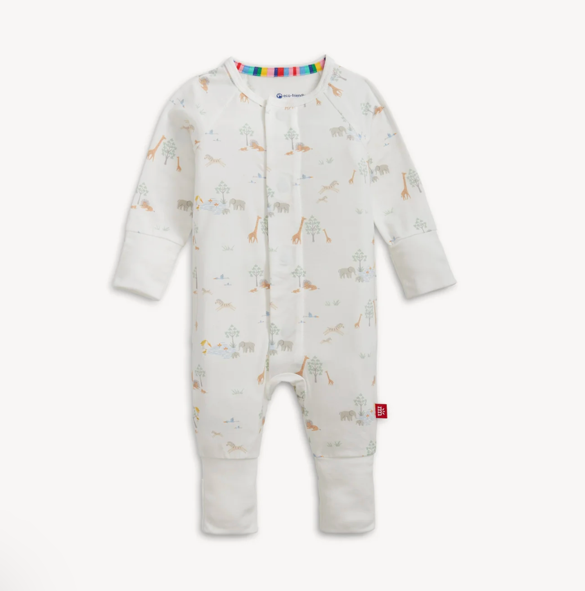 Modal Convertible Coverall- Serene Safari