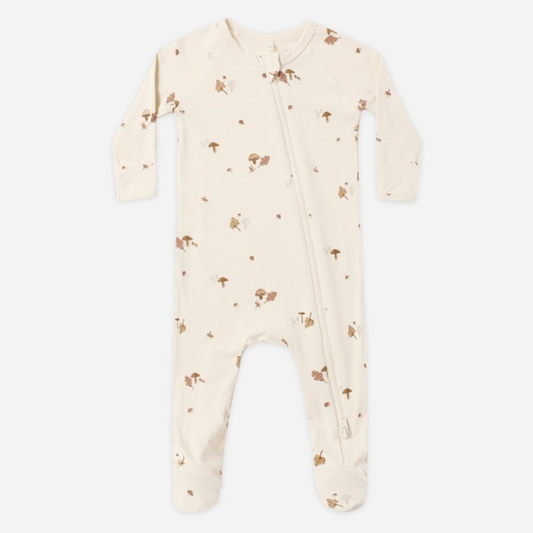 Bamboo Zip Footie, Woodland