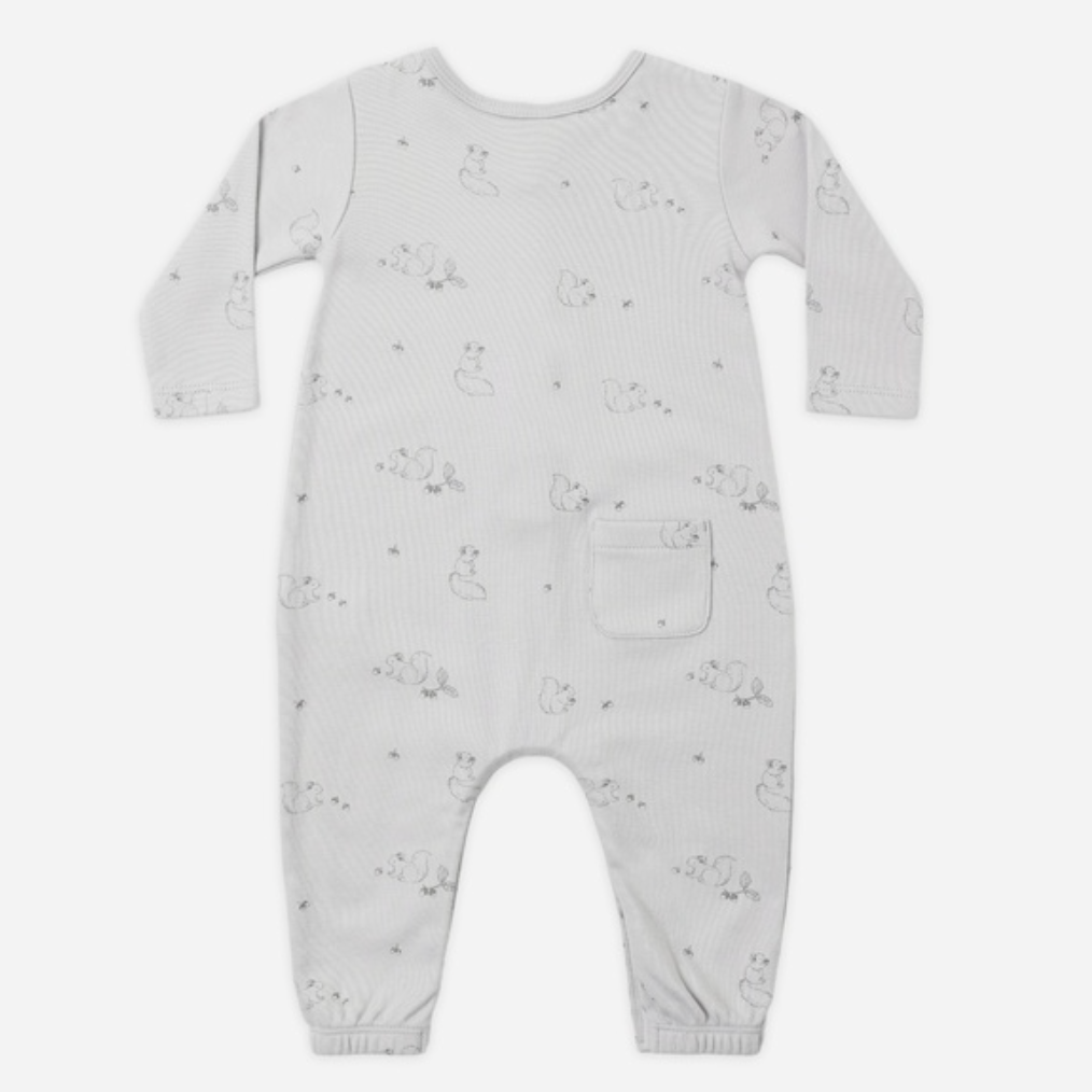 Long Sleeve Jumpsuit, Squirrel