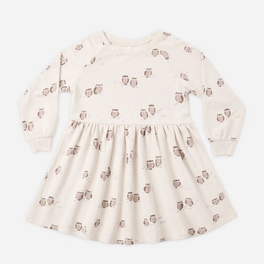 Raglan Dress, Owls