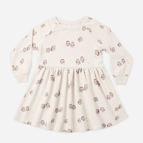Raglan Dress, Owls