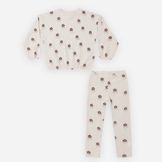 Spongey Knit Set, Petal Daisy