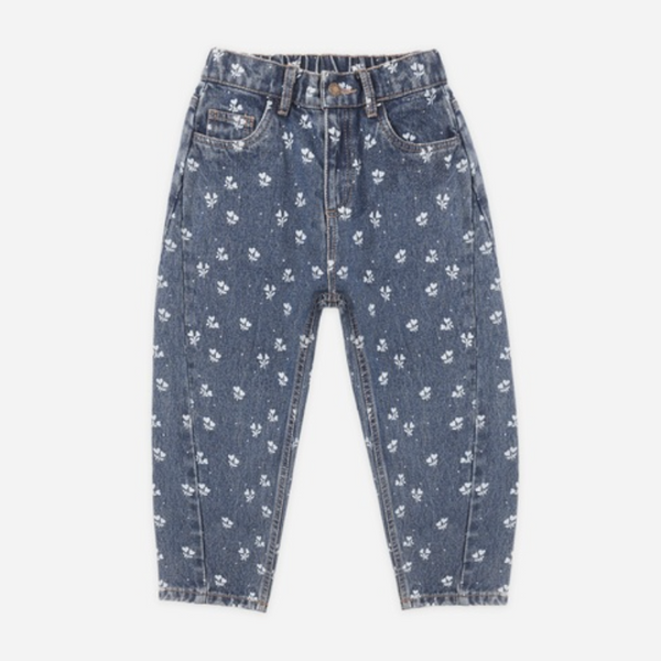 Barrel Pant, Heart Ditsy