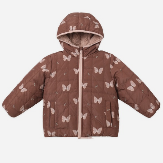Lightweight Reversible Puffer, Butterflies