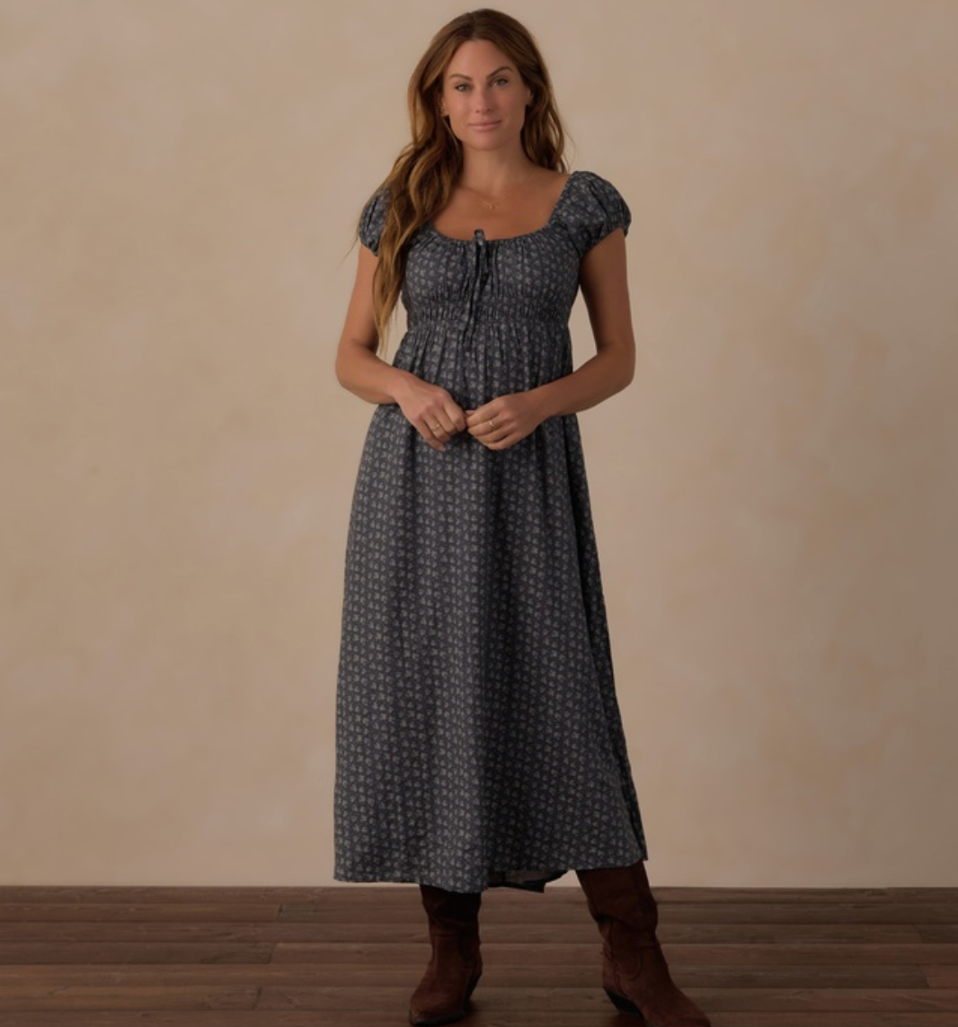 Women's Joya Dress, Heart Ditsy