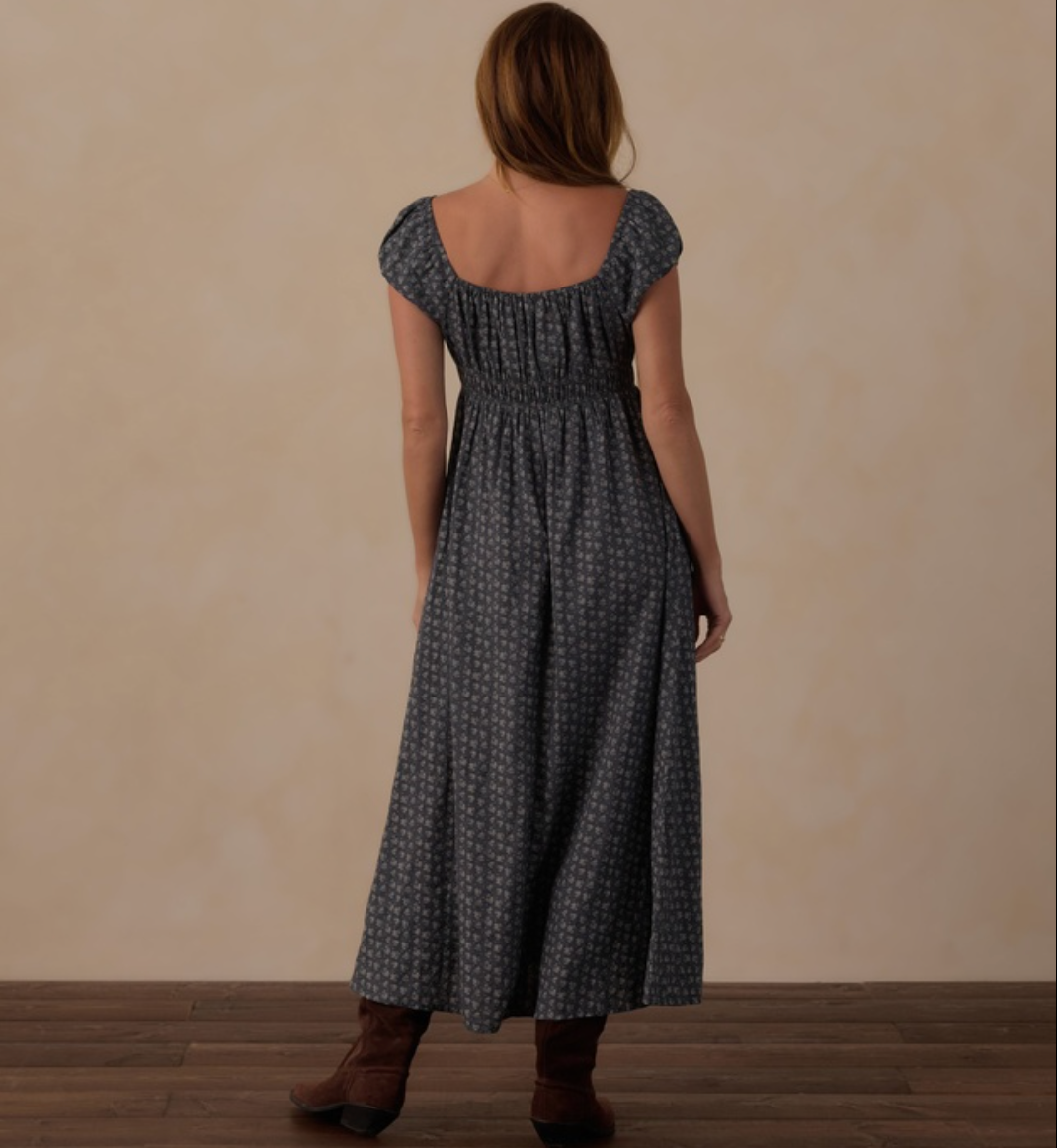 Women's Joya Dress, Heart Ditsy