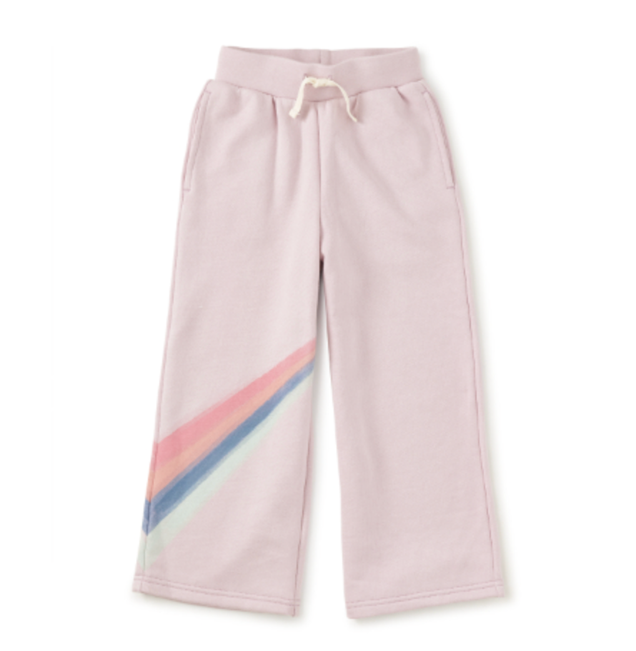 Wide Leg French Terry Pant, Urchin Purple
