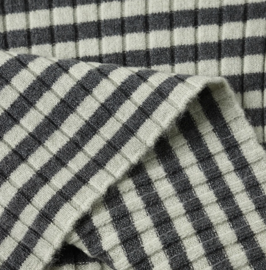 Long Sleeve Knit Tee, Midnight Stripe