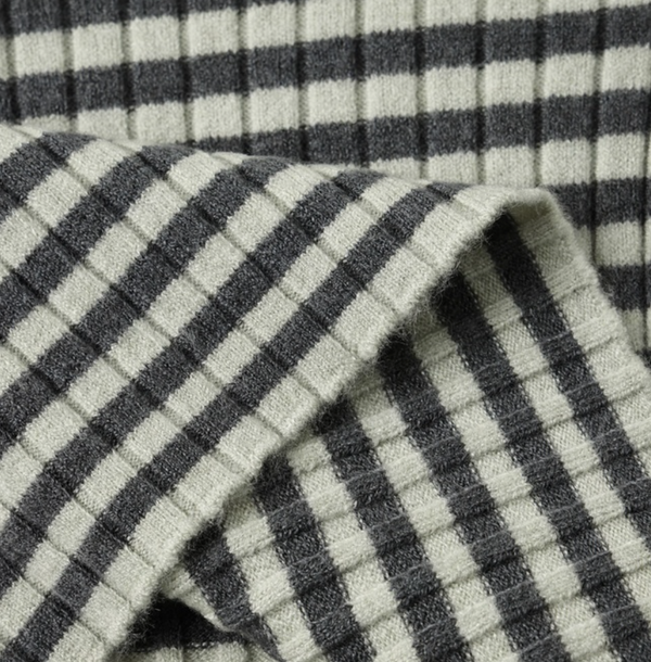 Long Sleeve Knit Tee, Midnight Stripe