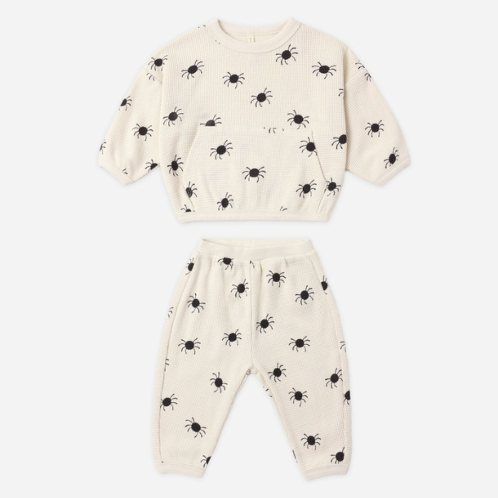 Waffle Slouch Set, Bitsy Spider