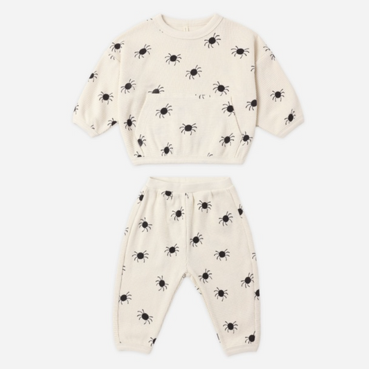 Waffle Slouch Set, Bitsy Spider