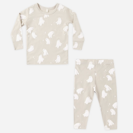 Bamboo PJ Set, Dancing Ghosts