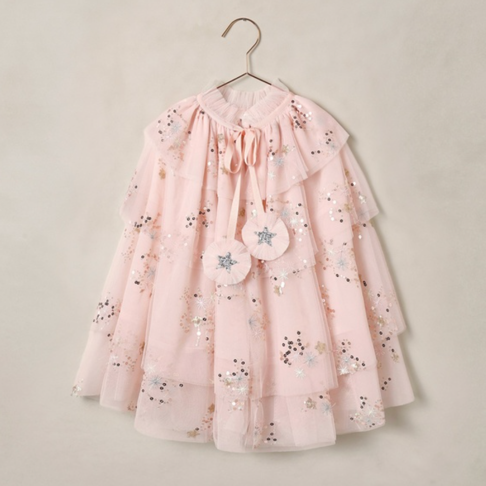 Tulle Cape, Pink