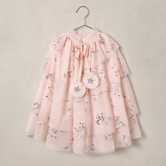 Tulle Cape, Pink