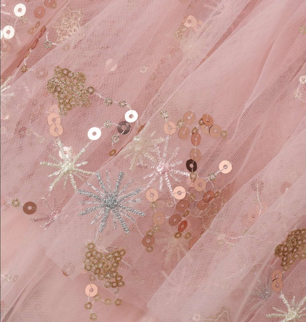 Tulle Cape, Pink