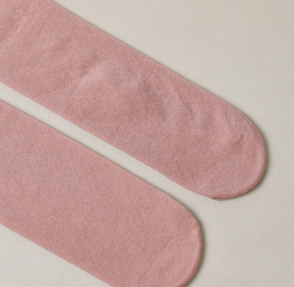 Shimmer Tights, Black/Blush
