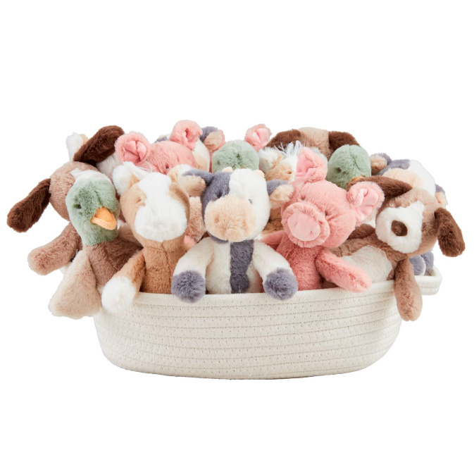 Farm Plush Animal Rattles