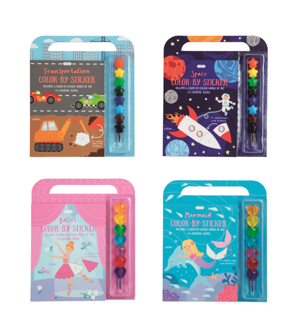 Color-By-Sticker Set (4 styles!)