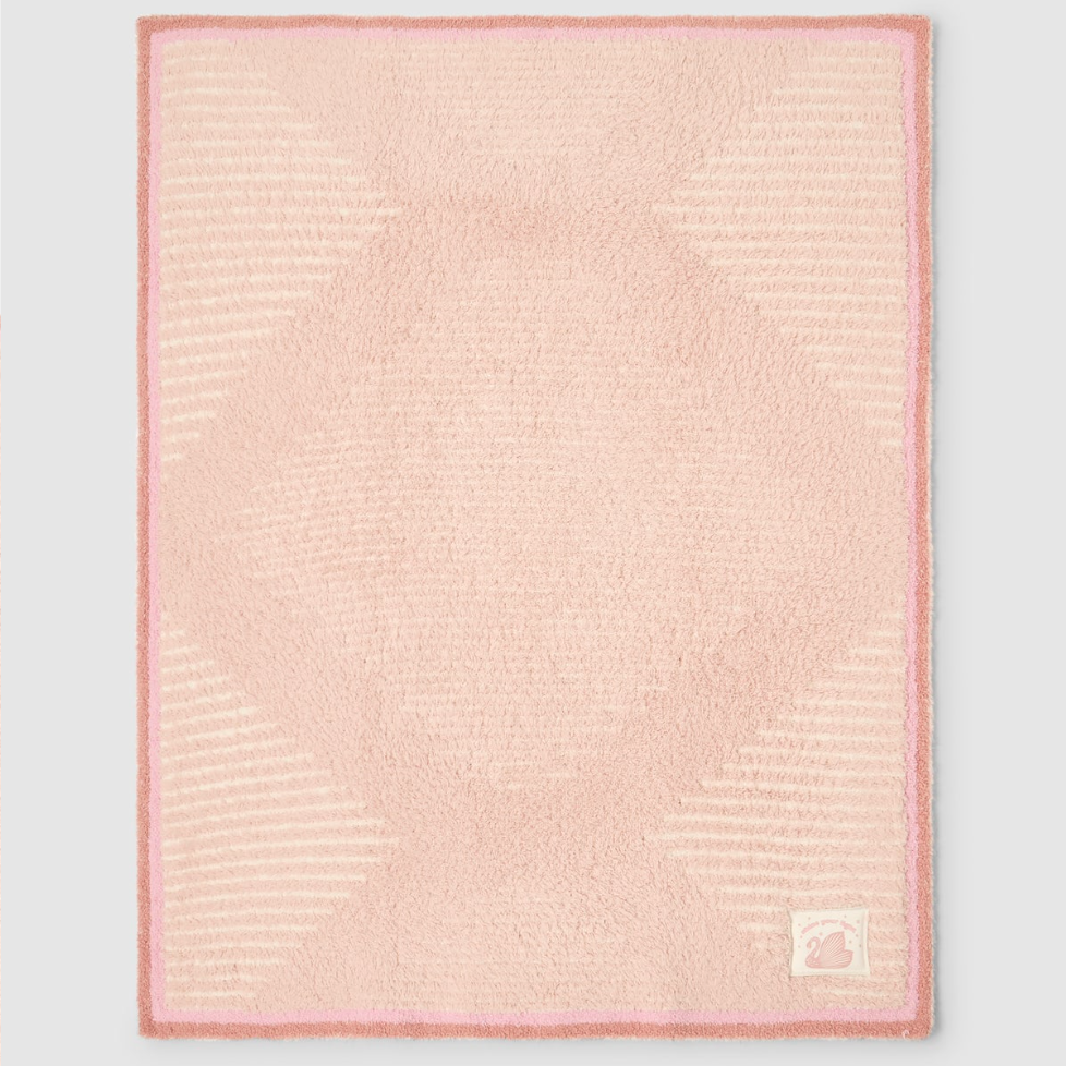 CozyChic Stroller Blanket, Swan Trellis