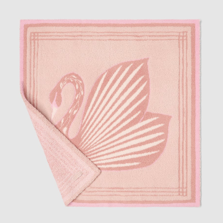 CozyChic Receiving Blanket, Swan