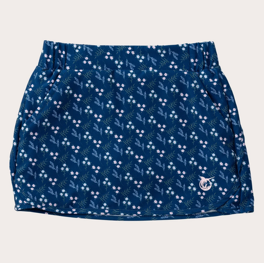 Carolina Catch Skort, Navy Peony