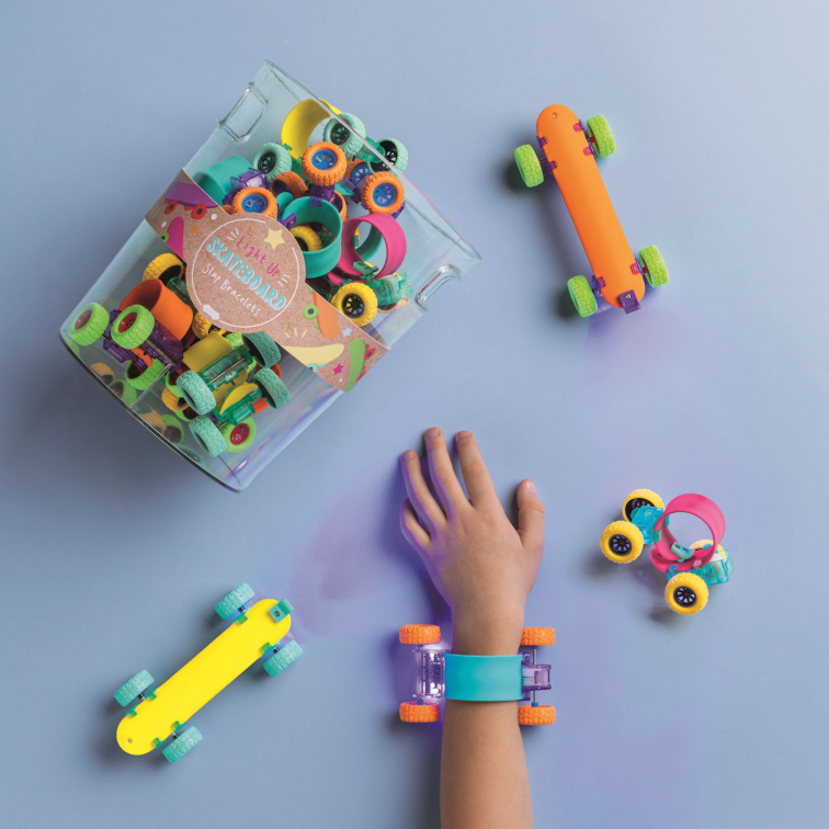 Skateboard Slap Bracelets (4 colors!)