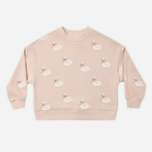 Boxy Pullover, Swans