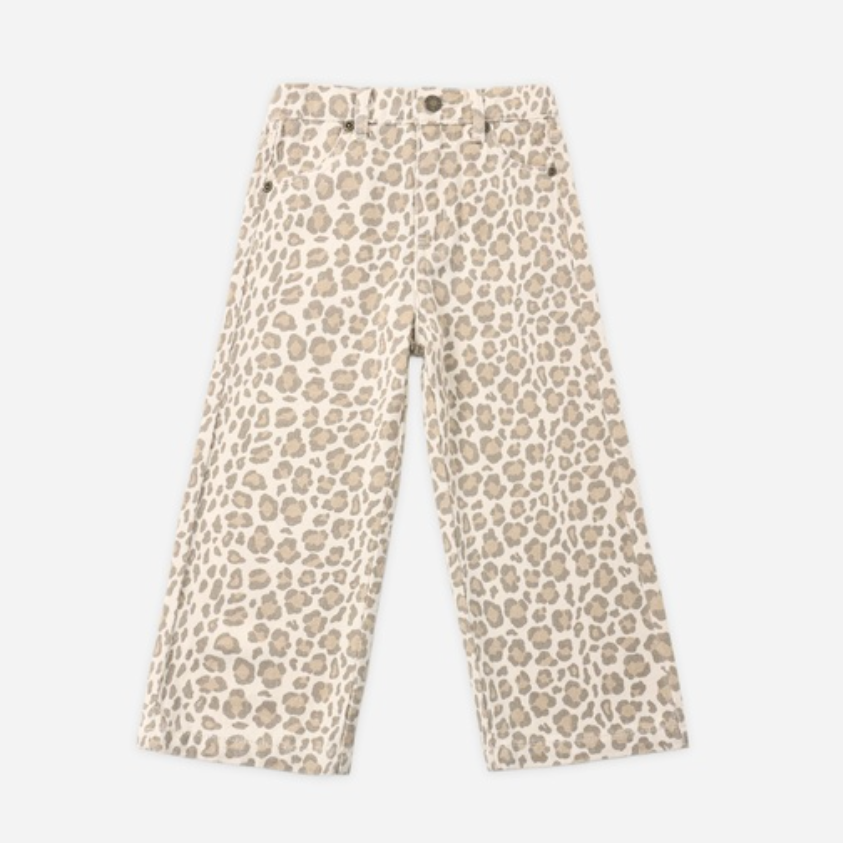 Straight Leg Pant, Leopard