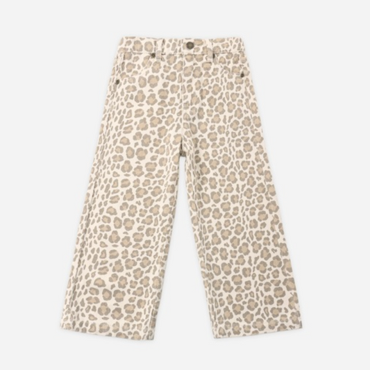 Straight Leg Pant, Leopard