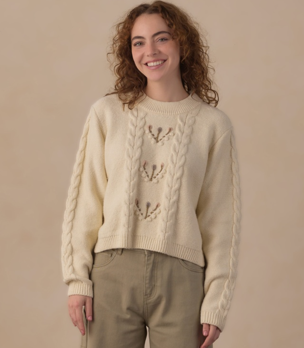 Women's Reagan Sweater, Natural