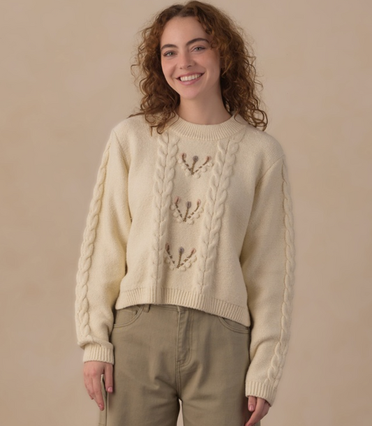 Women's Reagan Sweater, Natural