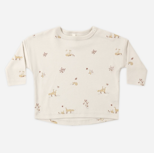 Long Sleeve Tee, Fox Land