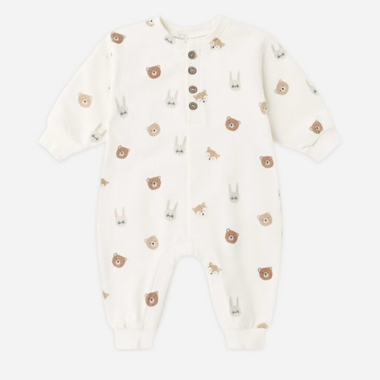Relaxed Fleece Jumpsuit, Critters