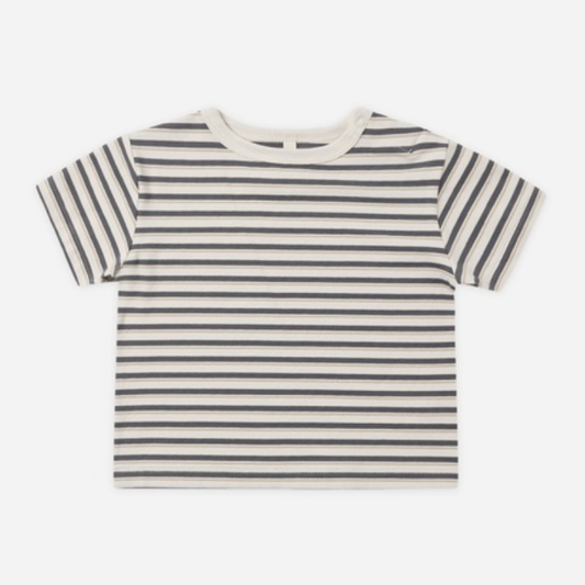 Boxy Tee, Vintage Stripe