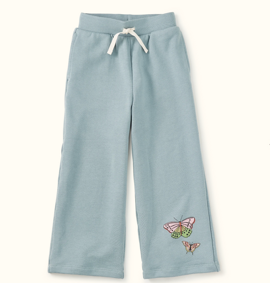 Wide Leg French Terry Pant, Tourmaline