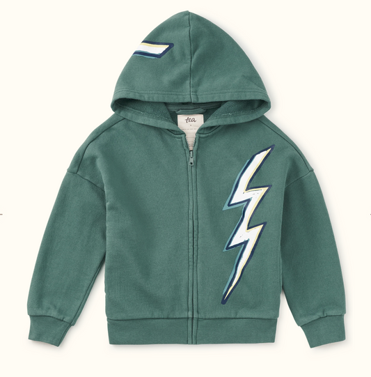 Easy Fit Hoodie, Lightning Bolt