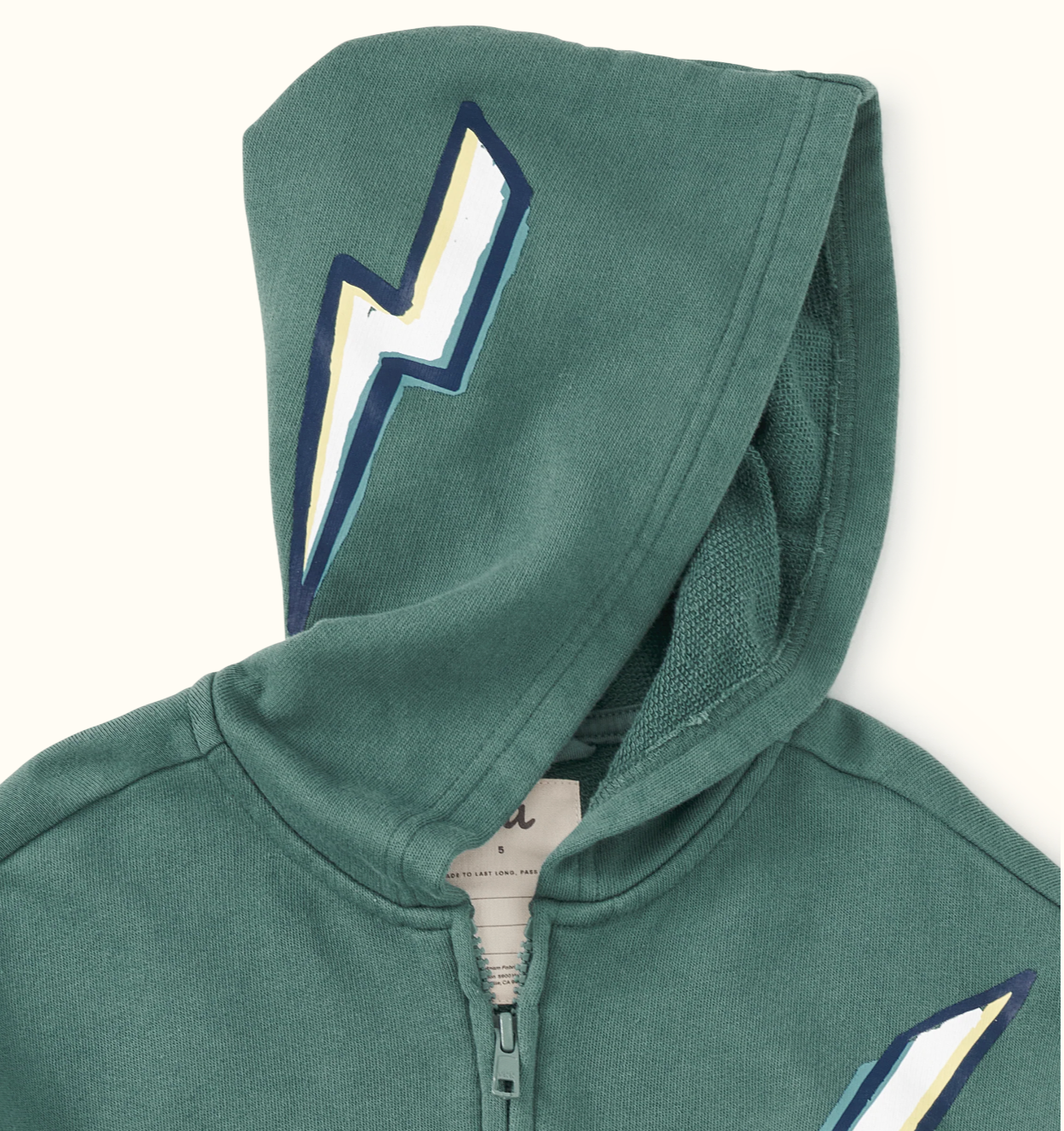 Easy Fit Hoodie, Lightning Bolt